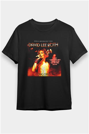 David Lee Roth Band Siyah Unisex Tişört T-Shirt - TişörtFabrikası
