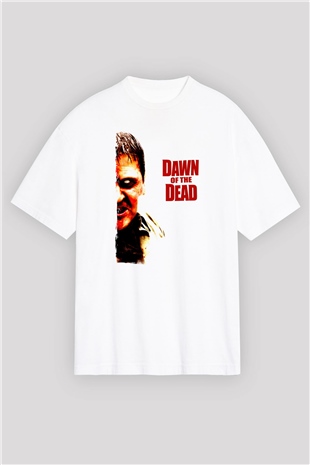 Dawn of the Dead Beyaz Oversize Tişört