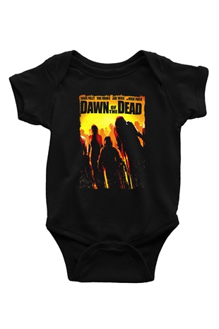 Dawn of the Dead Siyah Bebek Body - Zıbın