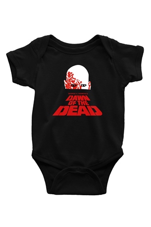 Dawn of the Dead Siyah Bebek Body - Zıbın