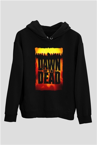 Dawn of the Dead Siyah Unisex Hoodie