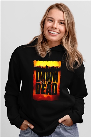 Dawn of the Dead Siyah Unisex Hoodie
