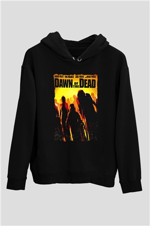 Dawn of the Dead Siyah Unisex Hoodie