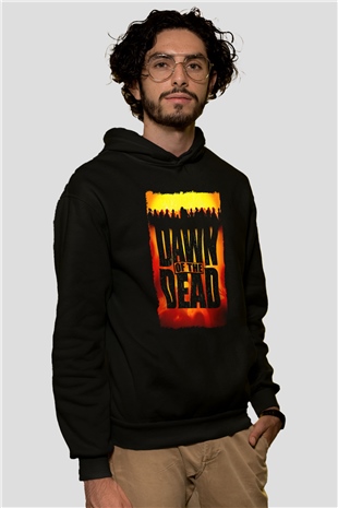 Dawn of the Dead Siyah Unisex Hoodie