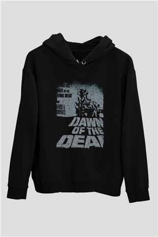 Dawn of the Dead Siyah Unisex Hoodie