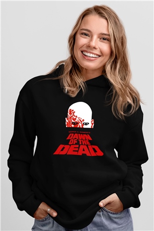 Dawn of the Dead Siyah Unisex Hoodie