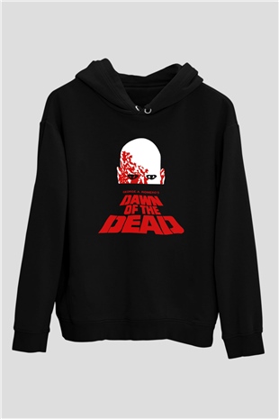 Dawn of the Dead Siyah Unisex Kapüşonlu Sweatshirt