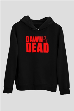 Dawn of the Dead Siyah Unisex Kapüşonlu Sweatshirt