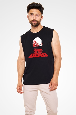 Dawn of the Dead Siyah Unisex  Kolsuz Tişört