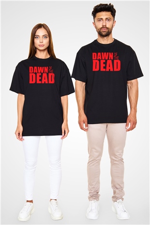 Dawn of the Dead Siyah Unisex Oversize Tişört