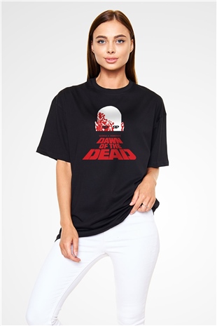 Dawn of the Dead Siyah Unisex Oversize Tişört