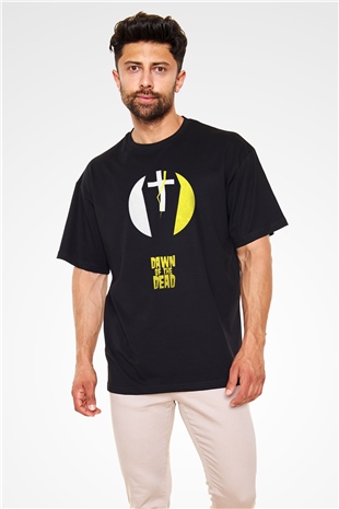 Dawn of the Dead Siyah Unisex Oversize Tişört