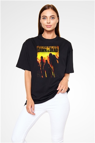 Dawn of the Dead Siyah Oversize Tişört