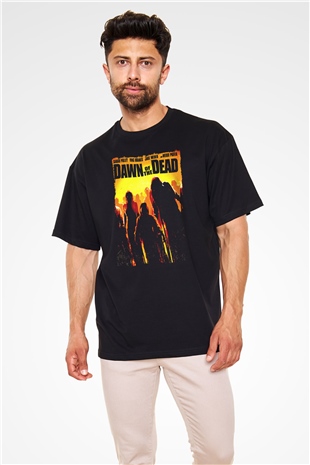 Dawn of the Dead Siyah Oversize Tişört