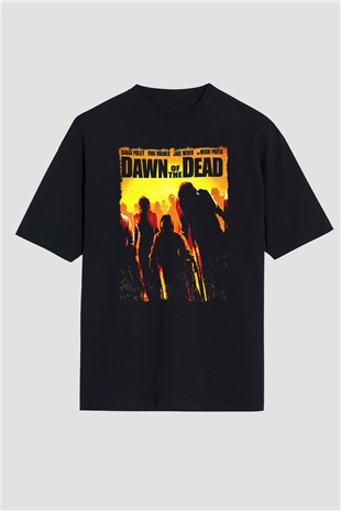 Dawn of the Dead Siyah Oversize Tişört