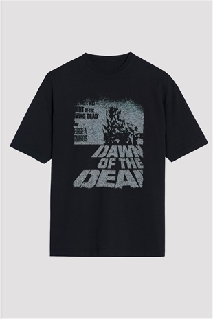 Dawn of the Dead Siyah Oversize Tişört