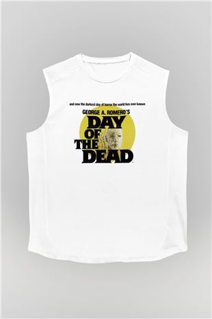 Day of the Dead Beyaz Unisex Kolsuz Tişört
