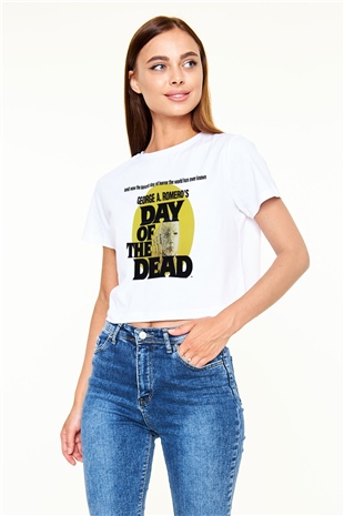 Day of the Dead Beyaz Unisex Oversize Tişört