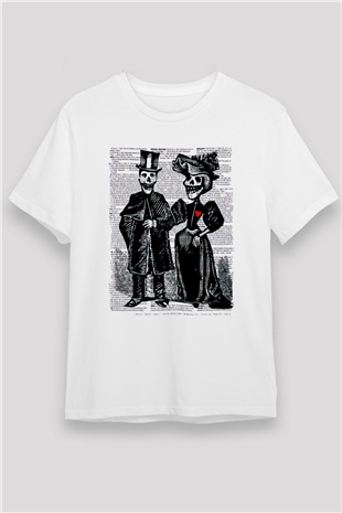 Day of the Dead Beyaz Unisex Tişört