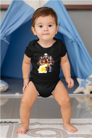 Day of the Dead Siyah Bebek Body - Zıbın