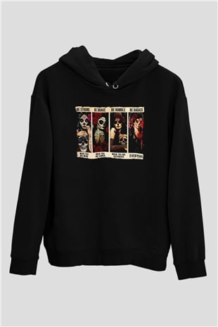 Day of the Dead Siyah Unisex Hoodie