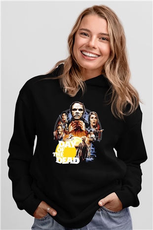Day of the Dead Siyah Unisex Hoodie