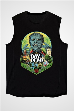 Day of the Dead Siyah Unisex Kolsuz Tişört