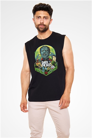 Day of the Dead Siyah Unisex Kolsuz Tişört