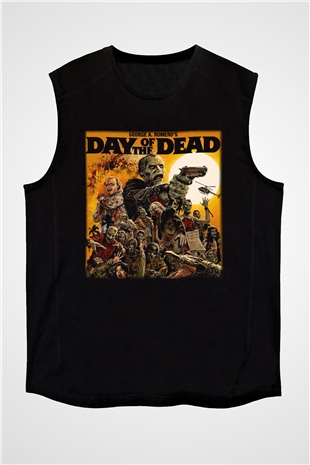 Day of the Dead Siyah Unisex Kolsuz Tişört