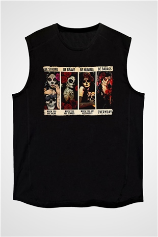 Day of the Dead Siyah Unisex  Kolsuz Tişört