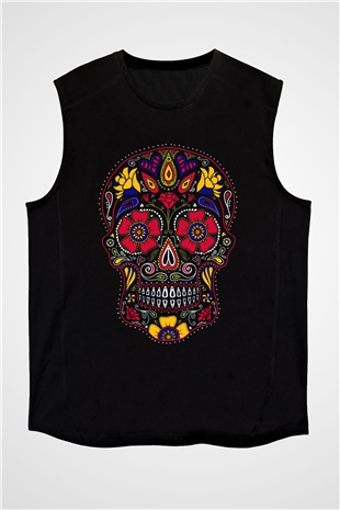 Day of the Dead Siyah Unisex  Kolsuz Tişört