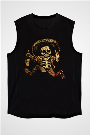 Day of the Dead Siyah Unisex  Kolsuz Tişört