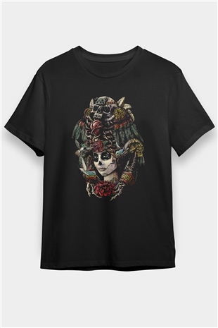 Day of the Dead Siyah Unisex Tişört