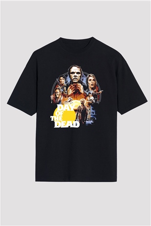 Day of the Dead Siyah Oversize Tişört