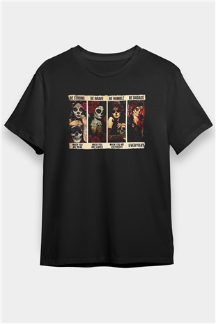 Day of the Dead Siyah Unisex Tişört