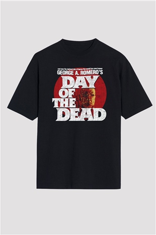 Day of the Dead Siyah Oversize Tişört