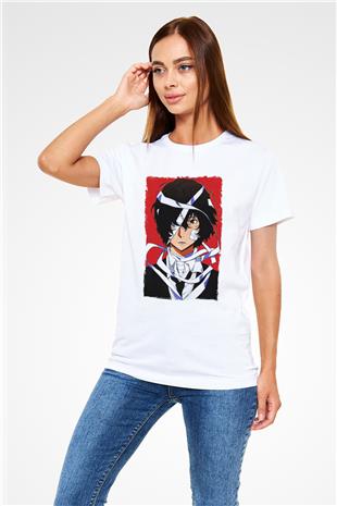 Dazai Unisex Baskılı Beyaz Tişört - Tshirt