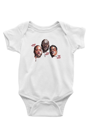 De La Soul Baskılı Beyaz Unisex Bebek Body - Zıbın