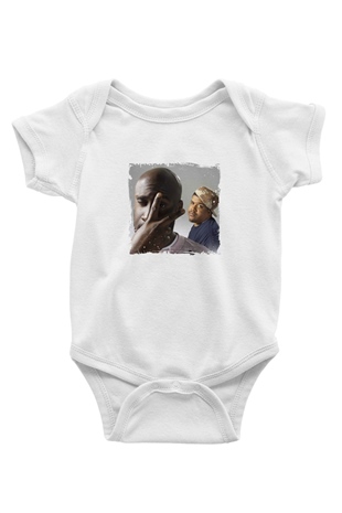 De La Soul Baskılı Unisex Beyaz Bebek Body - Zıbın