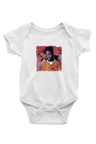 De La Soul Baskılı Unisex Beyaz Bebek Body - Zıbın
