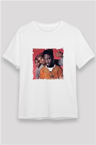 De La Soul Baskılı Unisex Beyaz Tişört