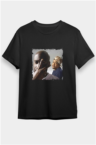 De La Soul Baskılı Unisex Siyah Tişört