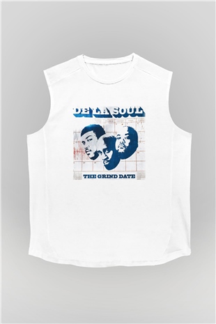 De La Soul Beyaz Unisex Kolsuz Tişört