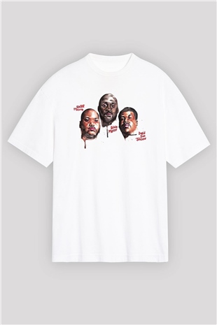 De La Soul Beyaz Unisex Oversize Tişört T-Shirt