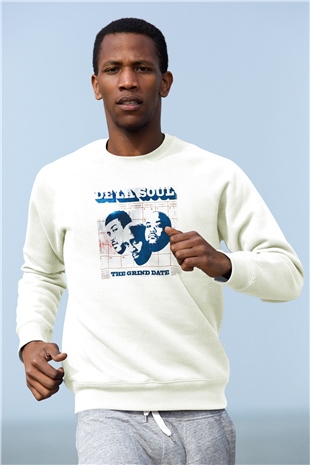 De La Soul Beyaz Unisex Sweatshirt
