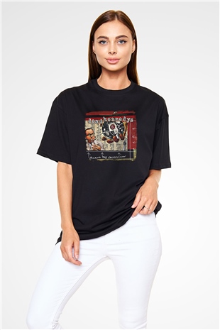 Dead Kennedys Baskılı Unisex Siyah Oversize Tişört