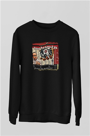 Dead Kennedys Baskılı Unisex Siyah Sweatshirt