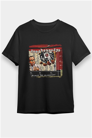 Dead Kennedys Baskılı Unisex Siyah Tişört