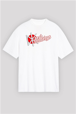 Dead Kennedys Beyaz Unisex Oversize Tişört T-Shirt