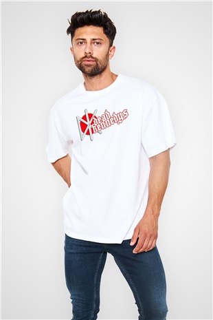 Dead Kennedys Beyaz Unisex Oversize Tişört T-Shirt